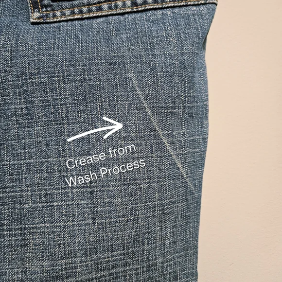 Old Navy Denim Blue Jeans Women's Size 20 Medium Wash Y2K Fall 2002 - Picture 8 of 14